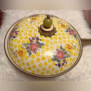 MACKENZIE CHILDS FRYING PAN BUTTERCUP RETIRED